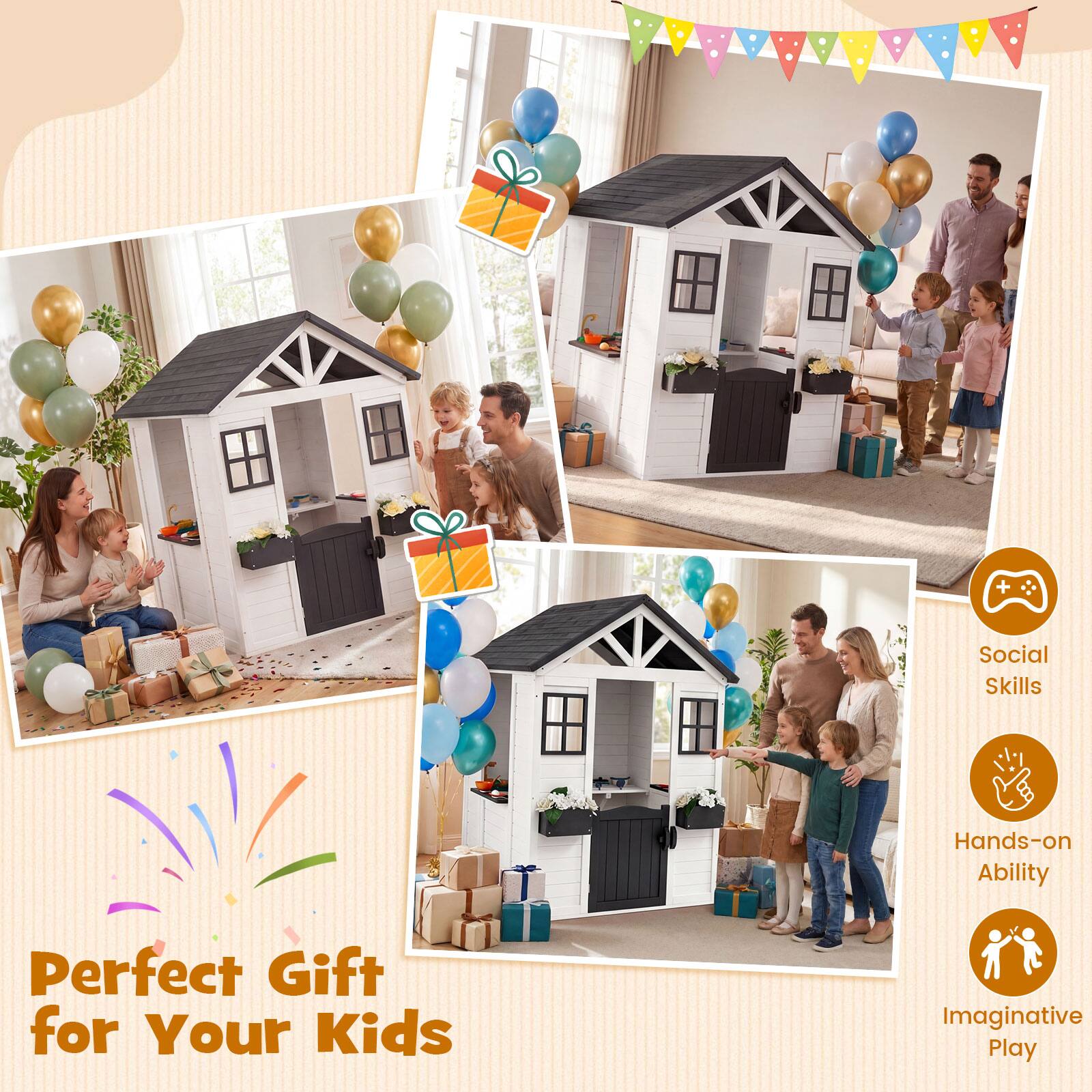 Perfect Gift for Your Kids

Social Skills  
Hands-on Ability  
Imaginative Play