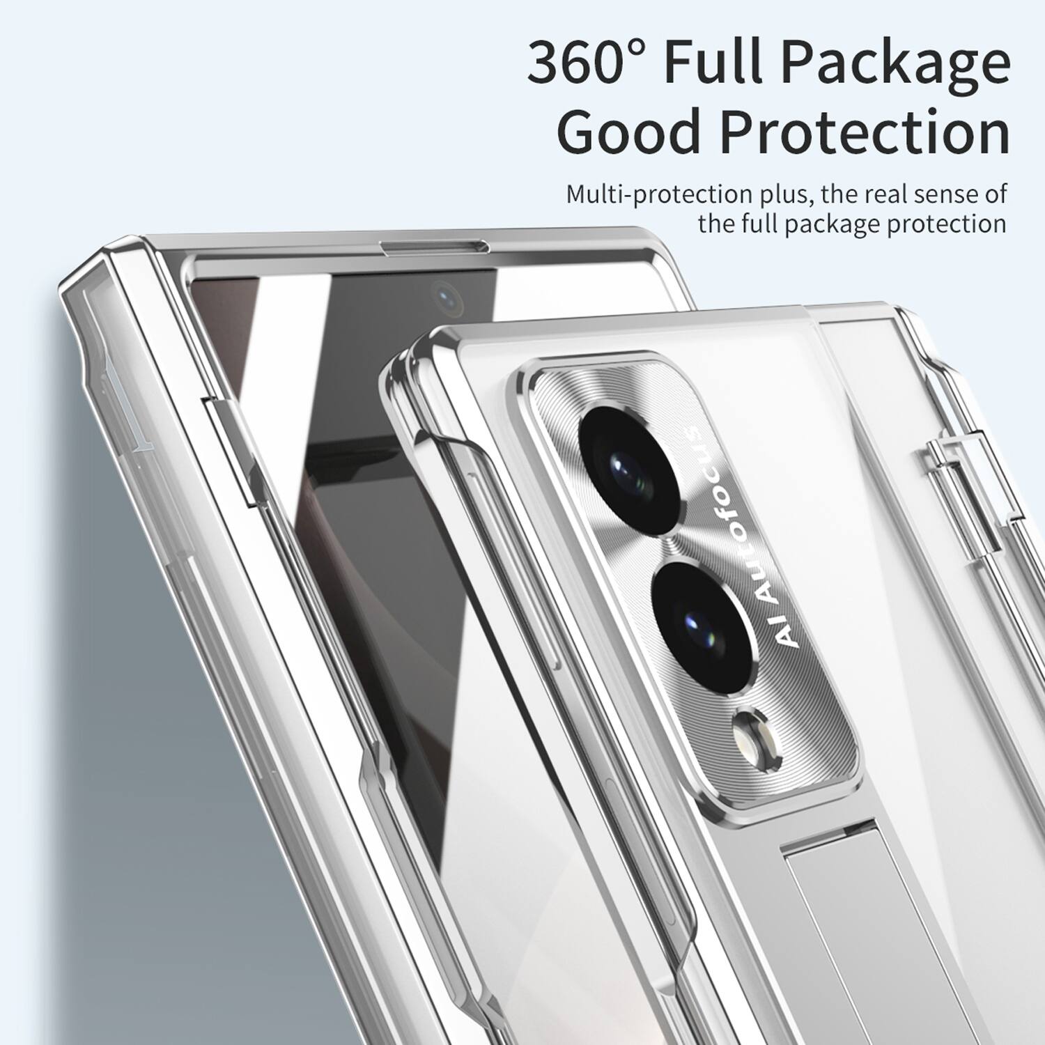 360° Full Package Good Protection  
Multi-protection plus, the real sense of the full package protection  
AI Autofocus