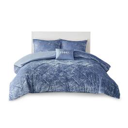 Gracie Mills - Andrea Duvet Cover Set with Throw Pillow - Blue