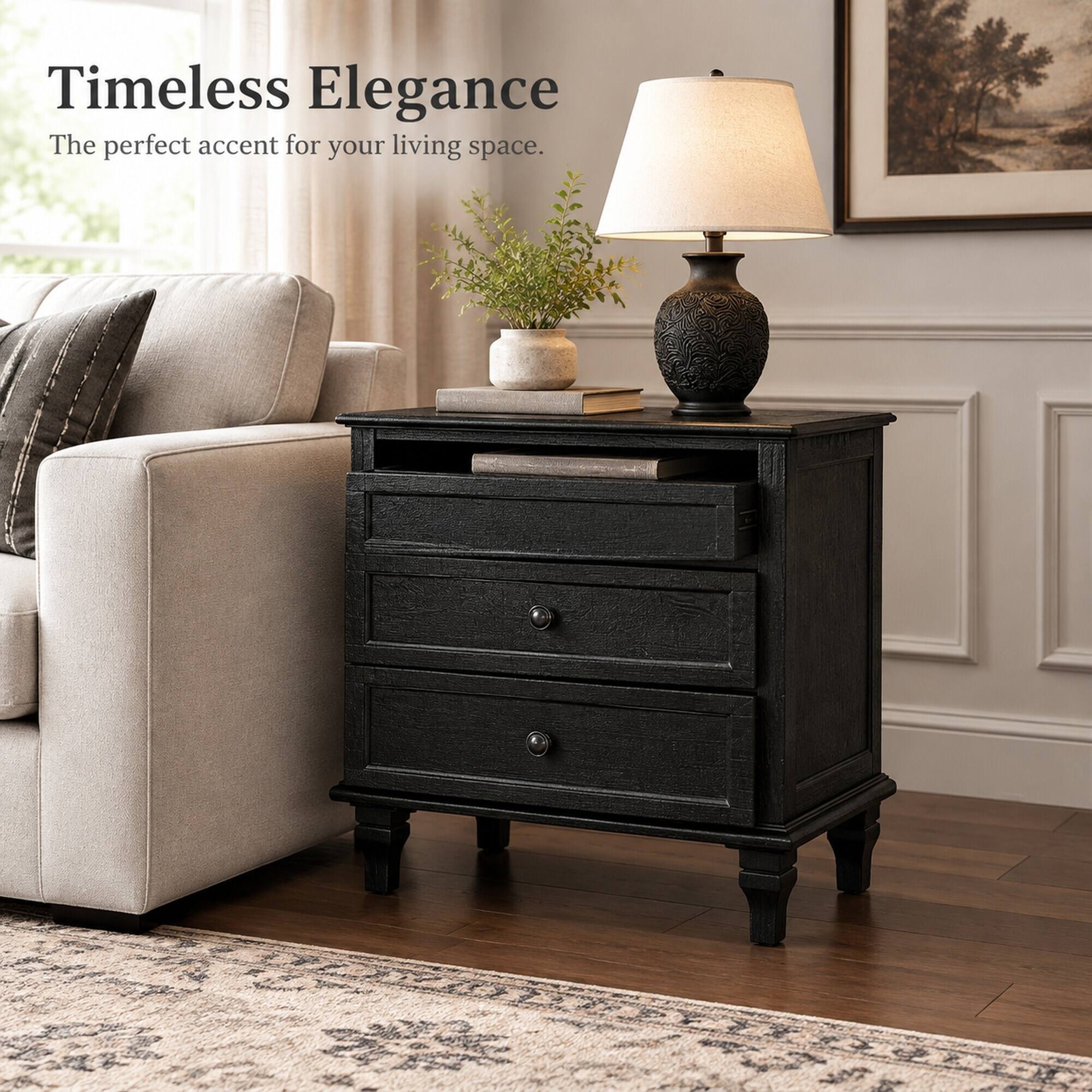 Timeless Elegance  
The perfect accent for your living space.