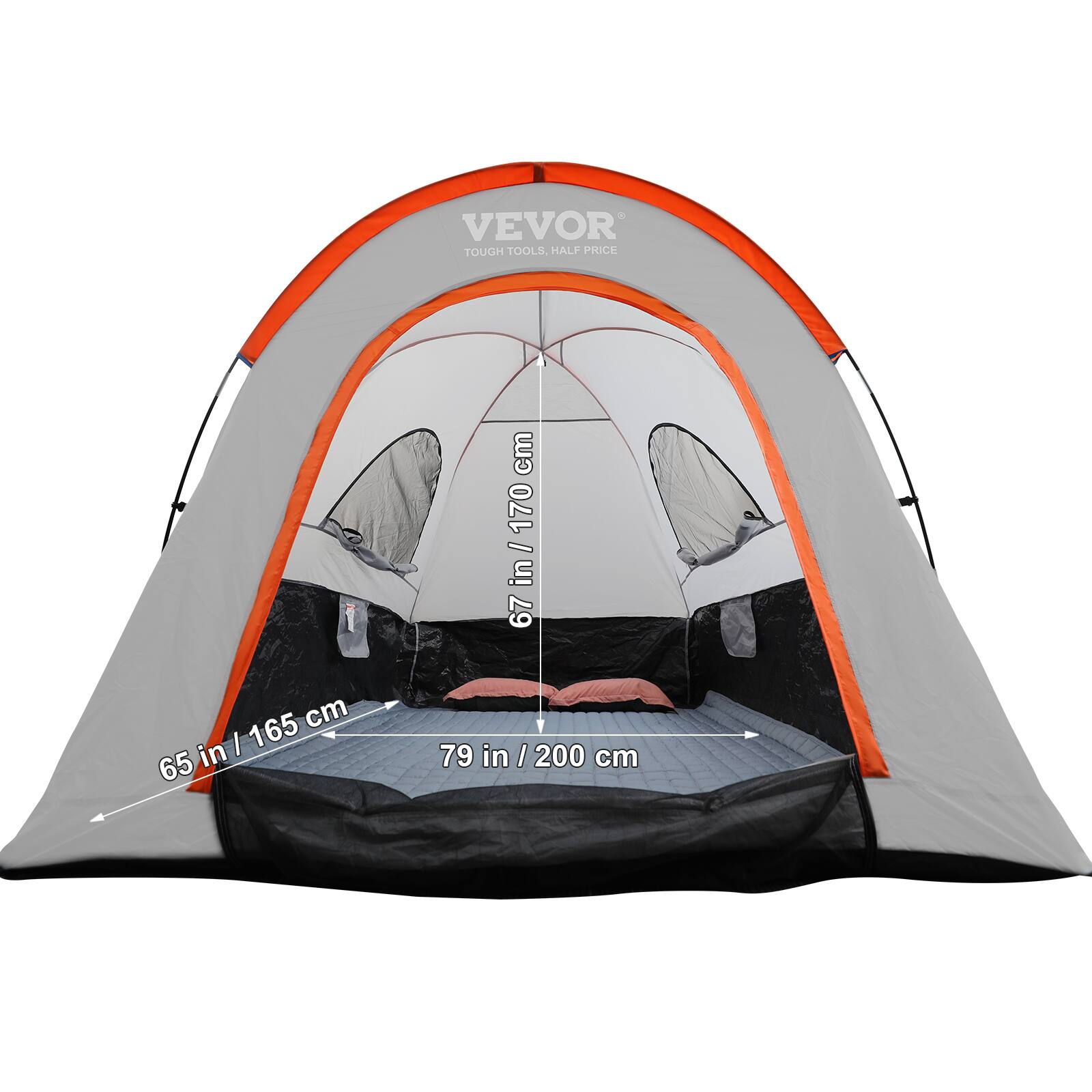 VEVOR TOUGH TOOLS, HALF PRICE
65 in / 165 cm
79 in / 200 cm
67 in / 170 cm