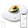 Arboleaf - Smart Food Kitchen Scale with Nutritional Calculator, USB Rechargeable, Grams and Ounces - White