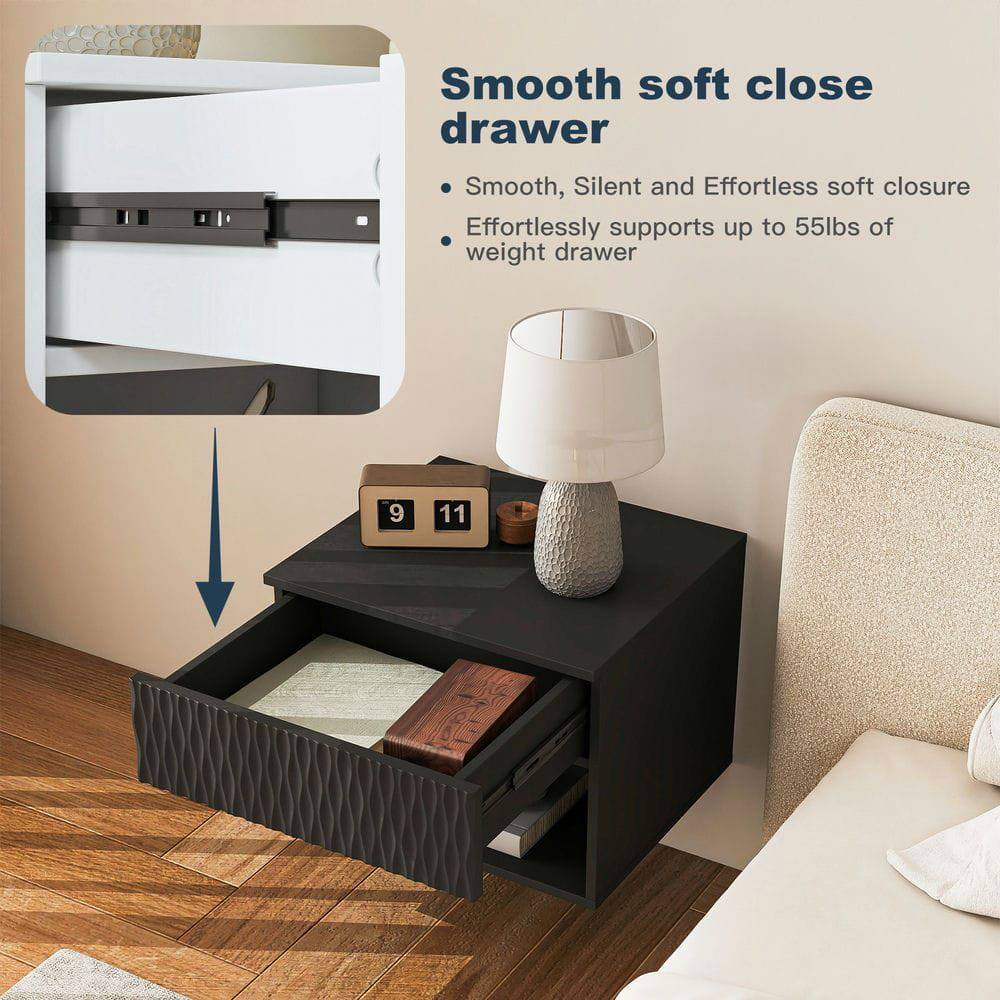 Smooth soft close drawer

- Smooth, Silent and Effortless soft closure
- Effortlessly supports up to 55lbs of weight drawer