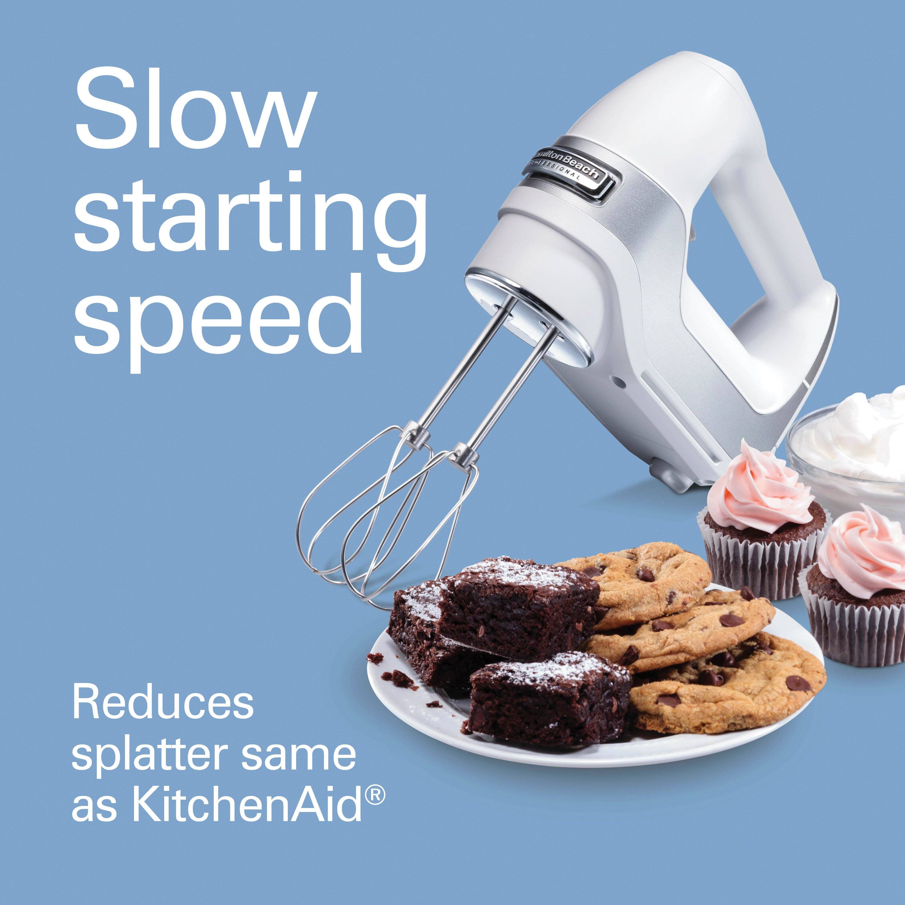 Slow starting speed

Reduces splatter same as KitchenAid®