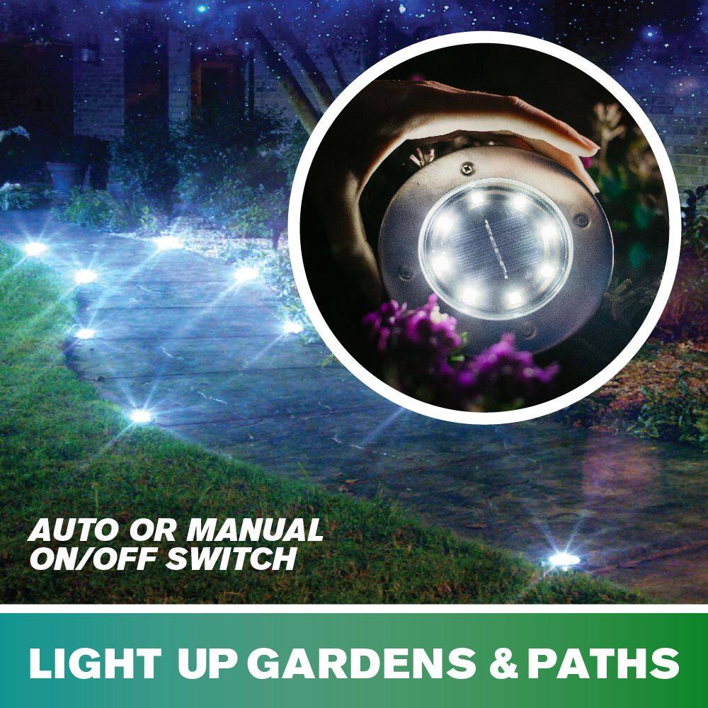 AUTO OR MANUAL ON/OFF SWITCH  
LIGHT UP GARDENS & PATHS