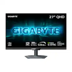 GIGABYTE 27" QHD
3 YEARS WARRANTY
IPS 200Hz
OC 210Hz
0.5ms GTG
NVIDIA G-SYNC Premium
AMD FreeSync
GIGABYTE