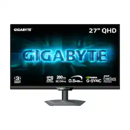 GIGABYTE - G27Q20 - 27" SuperSpeed IPS Gaming Monitor - QHD 2560 x 1440 - Black