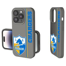 Keyscaper - NFL - Los Angeles Chargers Throwback Logo iPhone Soft Touch Case - 15 - Gray