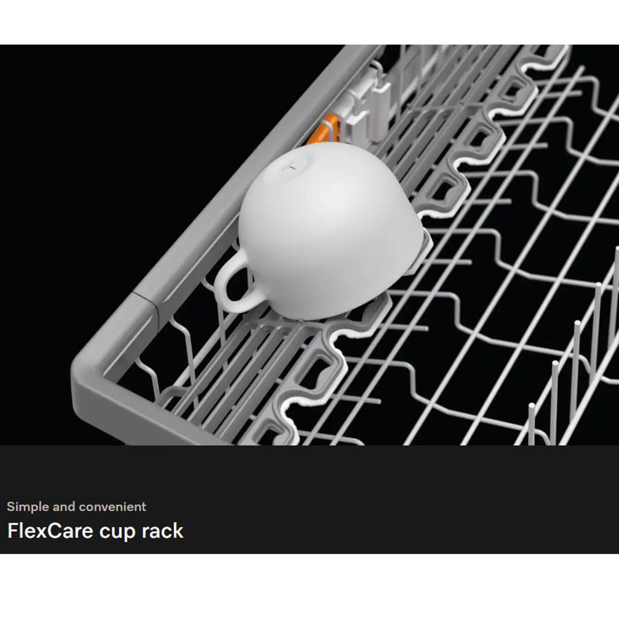 Simple and convenient FlexCare cup rack