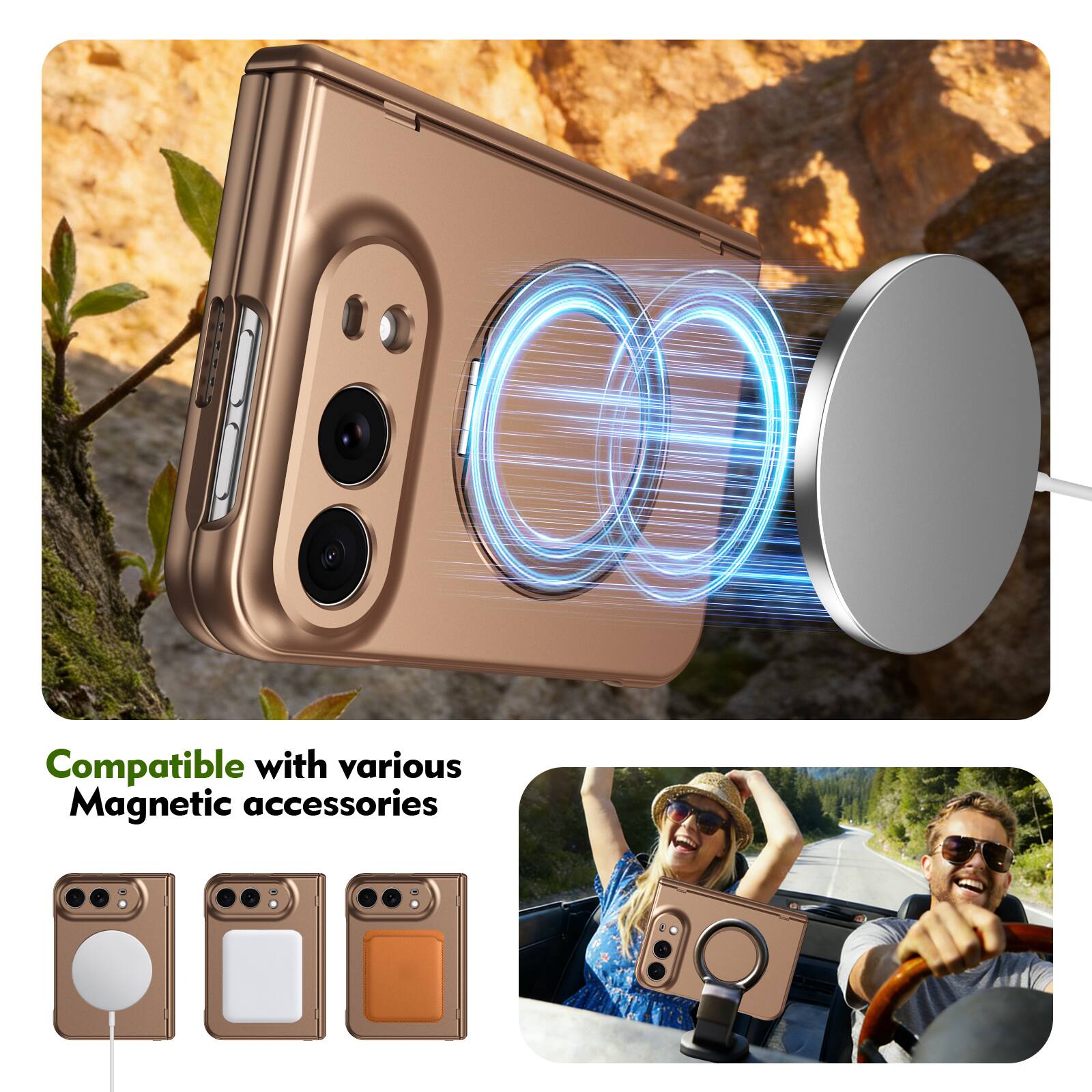 Compatible with various Magnetic accessories