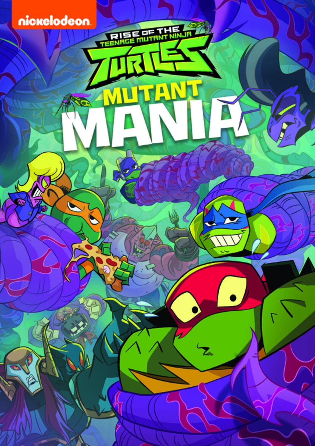 Front. Rise of the Teenage Mutant Ninja Turtles: Mutant Mania   - DVD.