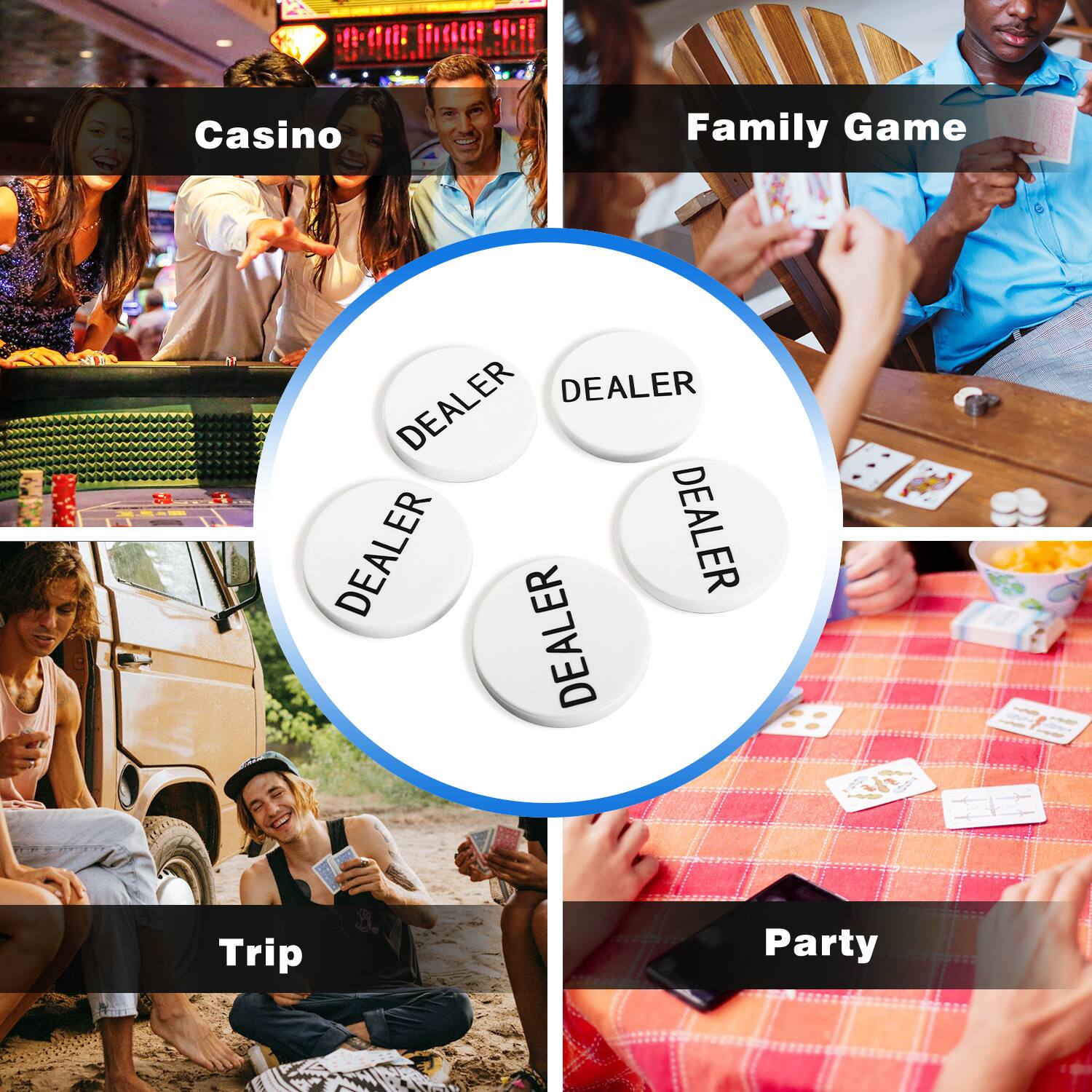 Casino, Family Game, Trip, Party