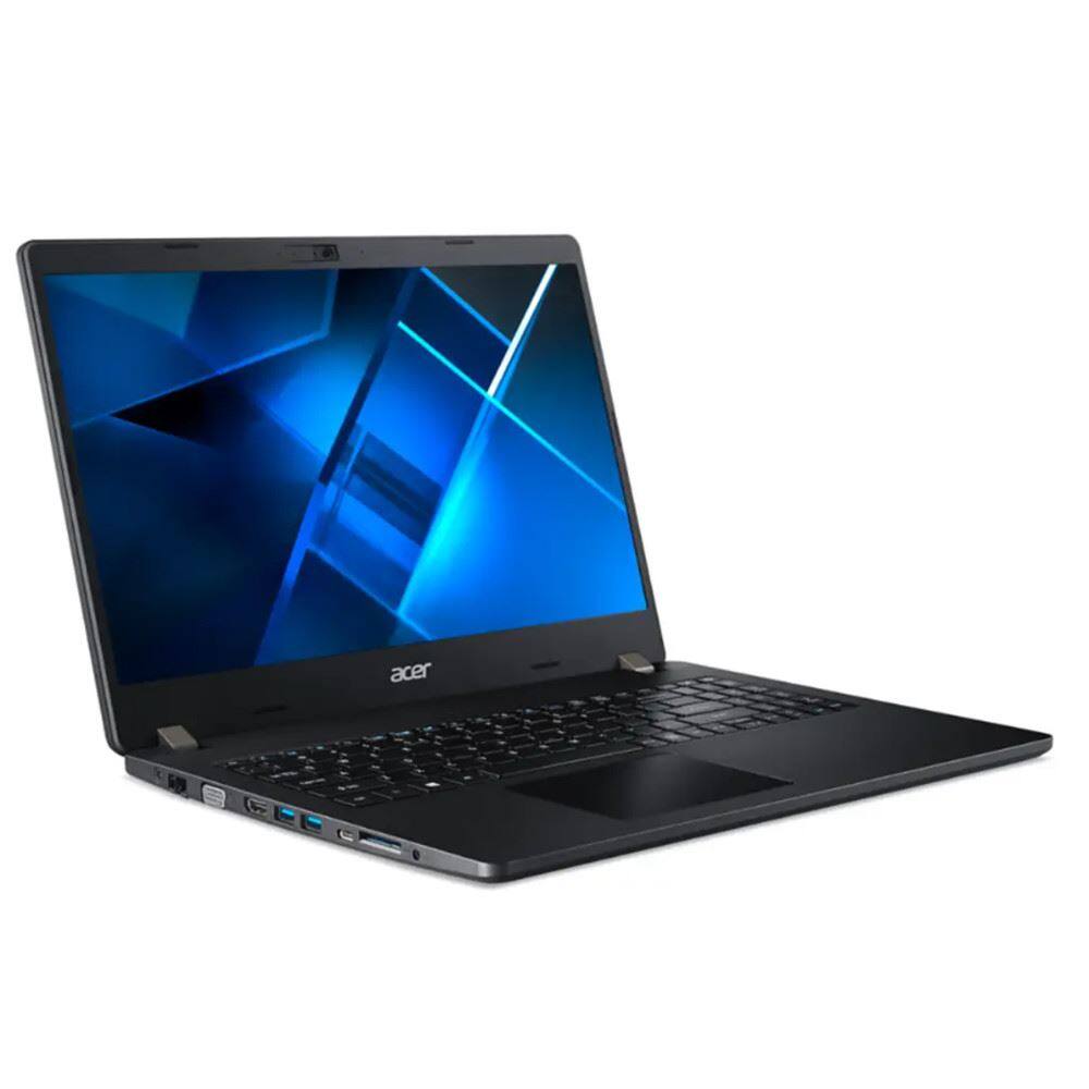 Left. Acer - TravelMate P2 15.6" Laptop Intel Core i5-1135G7 16GB RAM 256GB SSD W11P Intel Iris Xe TMP215-53-53ZW.