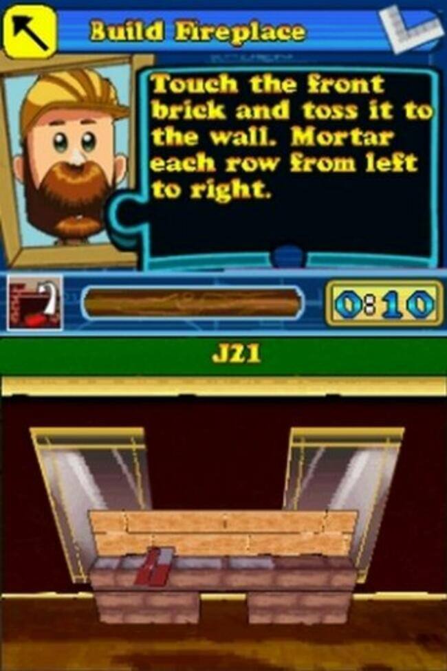 Build Fireplace

Touch the front brick and toss it to the wall. Mortar each row from left to right.

0:10

JZ1