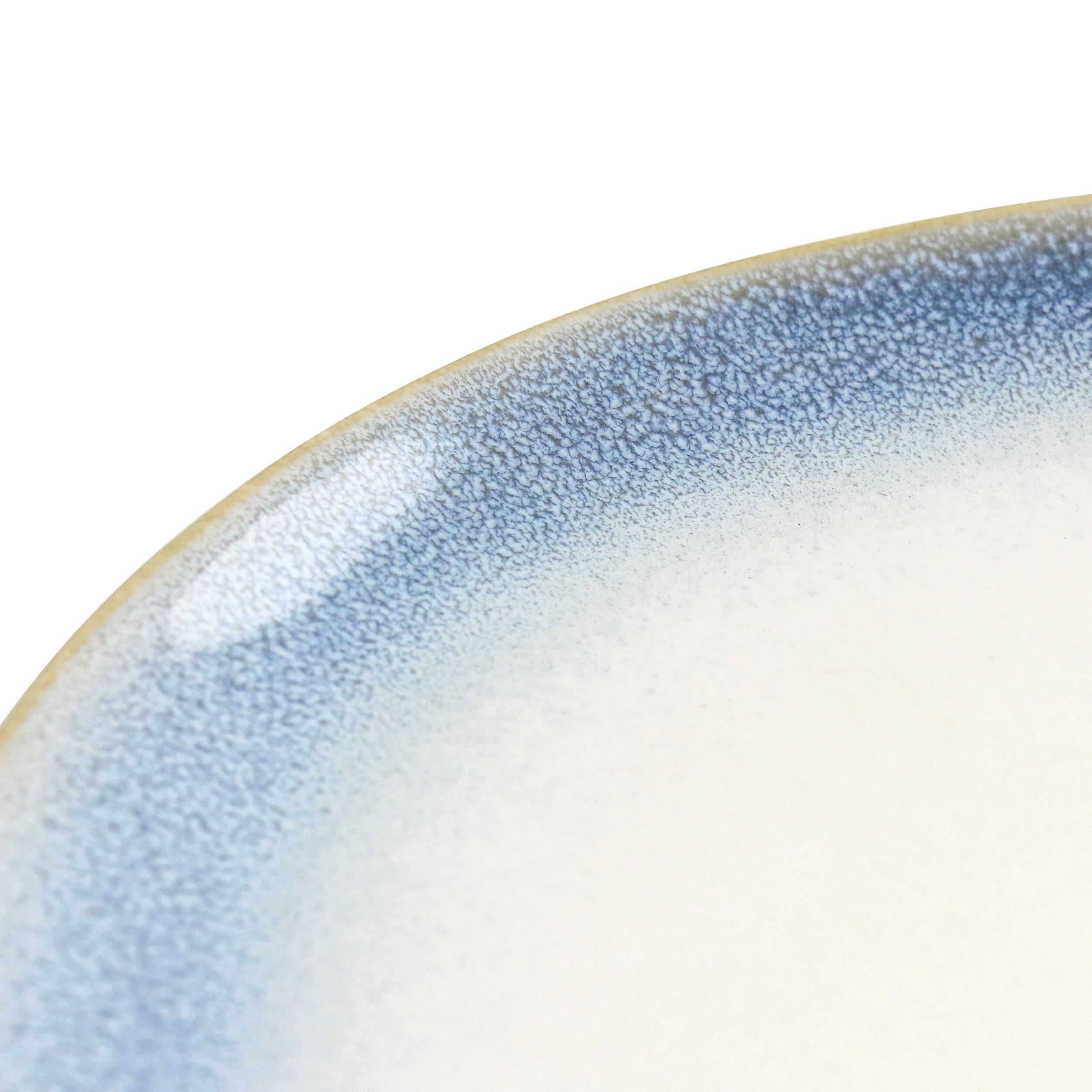 Alt View 3. Martha Stewart - Martha Stewart Perry Street 13.6in Oval Stoneware Serving Platter in Blue - Blue.