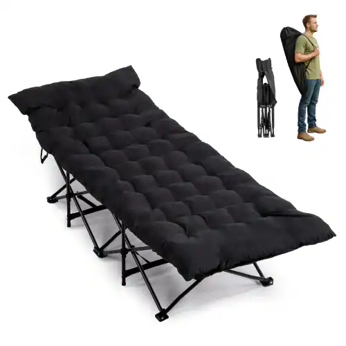 Winado 1 PC Portable Folding Camping Cot Bed With Soft Pad Carrying winado-1-pc-portable-folding-camping-cot-bed-with-soft-pad-carrying