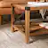 Alt View 15. Walker Edison - Rustic Farmhouse Wood Coffee Table - Rustic Oak.
