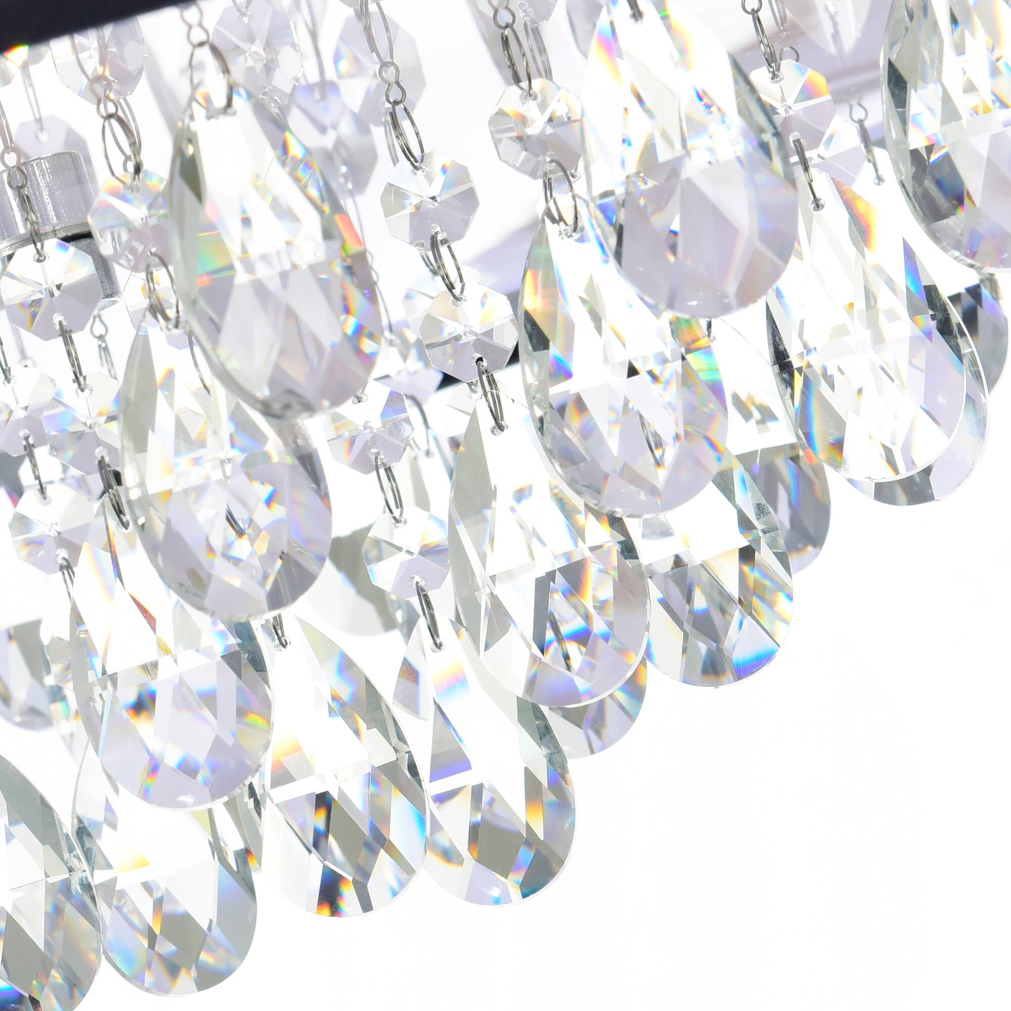 Left. CWI Lighting - Dash 4 Light Drum Shade Chandelier With Chrome Finish - Chrome.