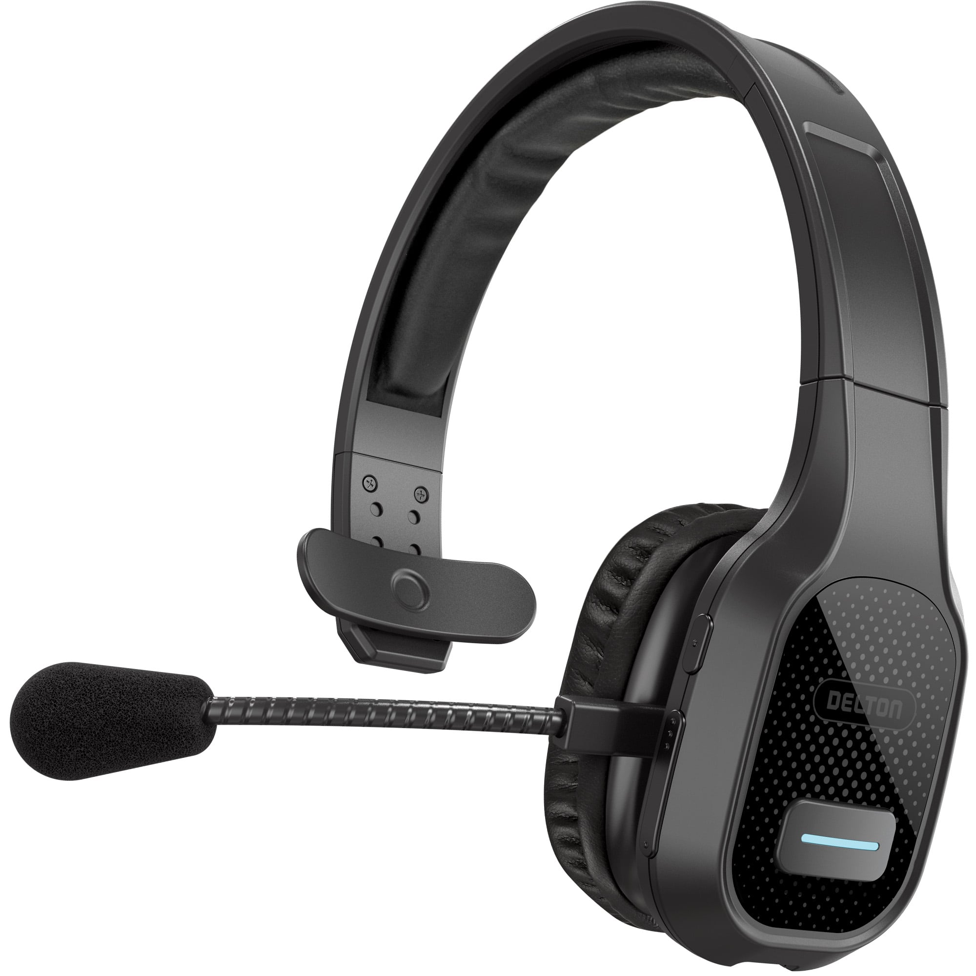 Delton - 20X Wireless Computer Headset, Trucker Bluetooth Headset (DBTHEAD20X) - Black