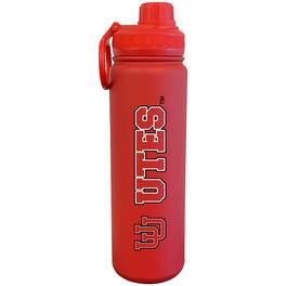 The Fanatic Group - Utah Utes 24oz. Logo Stainless Sport Bottle - Red