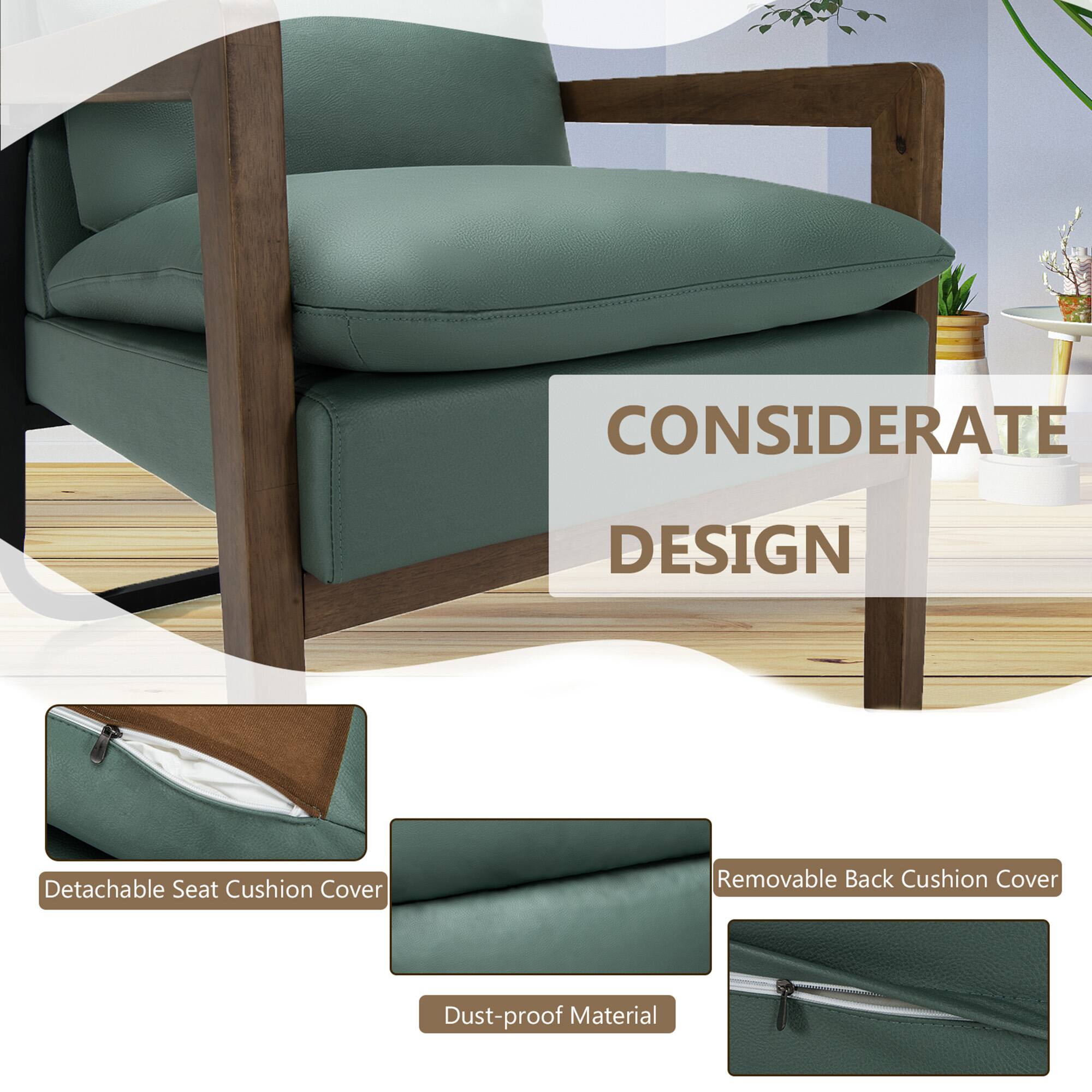 CONSIDERATE DESIGN

- Detachable Seat Cushion Cover
- Removable Back Cushion Cover
- Dust-proof Material
