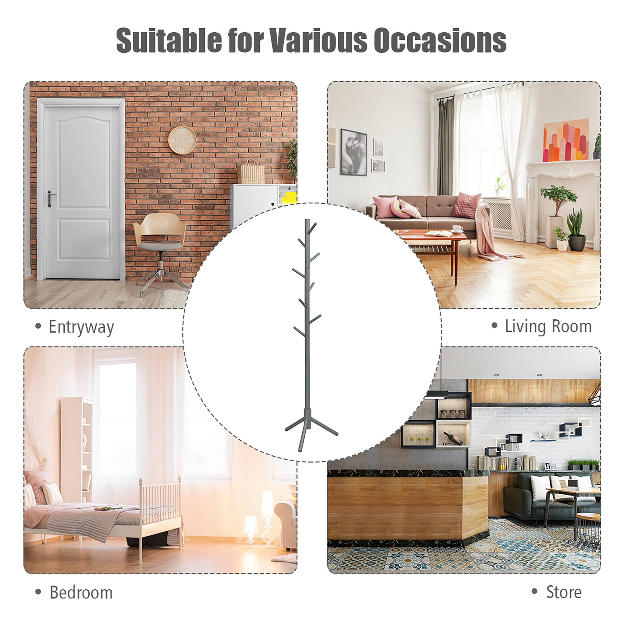 Suitable for Various Occasions

- Entryway
- Living Room
- Bedroom
- Store