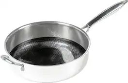 Frieling - Black Cube Hybrid Quick Release 4.5-Quart Saute Pan w/Lid, 11-Inch - Silver