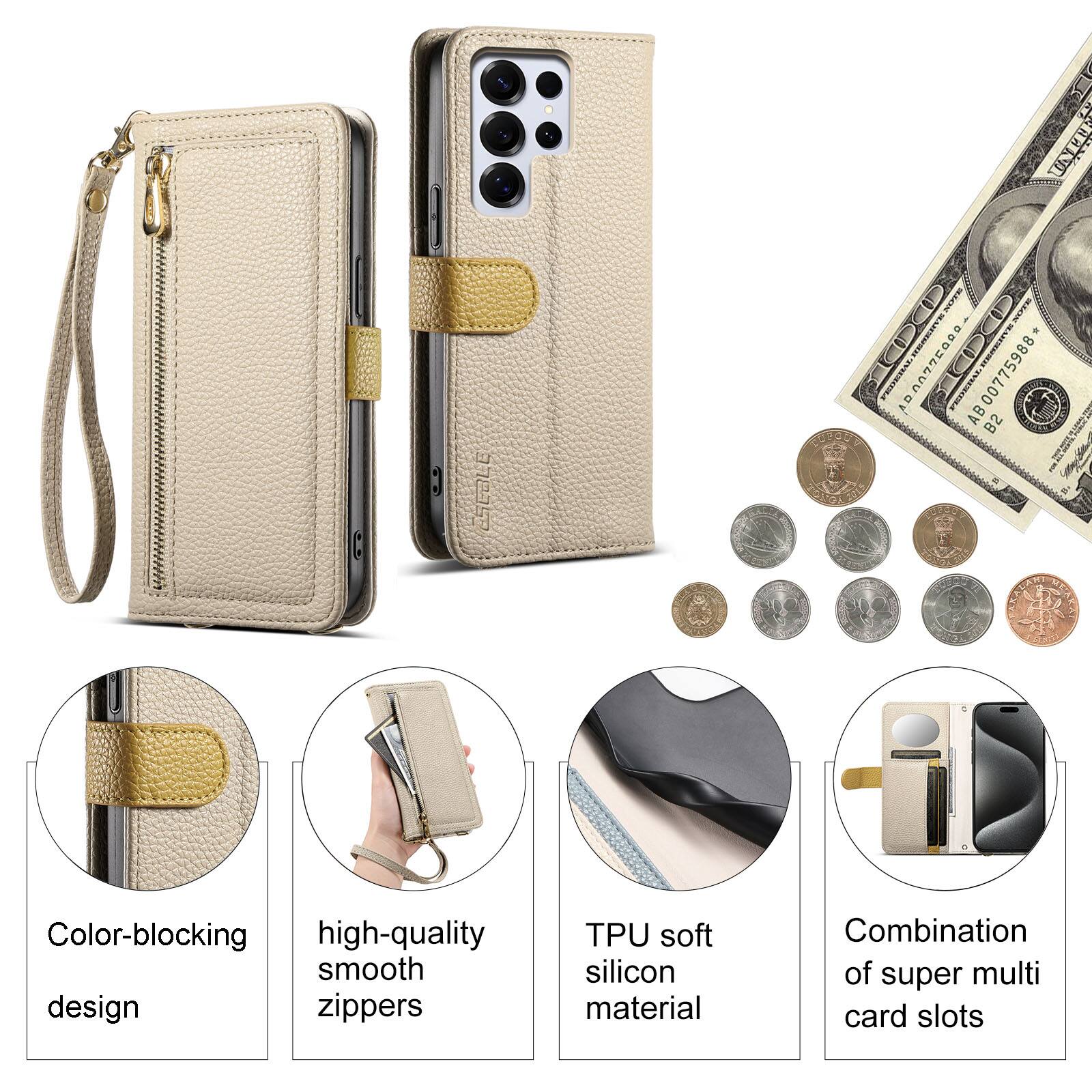 CScBLE UNFIG MP NEM | 083UU CE S A a AB00775988* AB B2 B

Color-blocking high-quality smooth design zippers TPU soft silicon material Combination of super multi card slots

- Color-blocking design
- High-quality smooth zippers
- TPU soft silicon material
- Combination of super multi card slots
