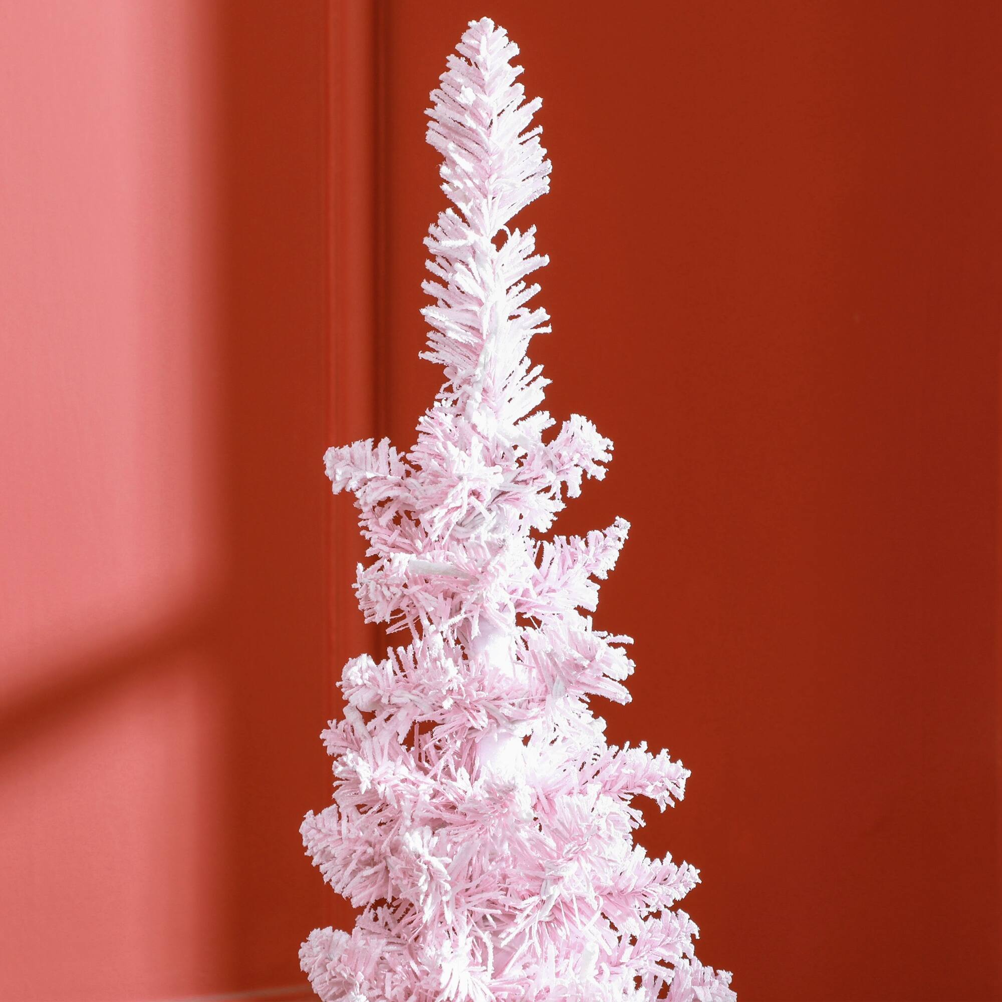 Alt View 8. Homcom - Pencil Christmas Tree - pink.