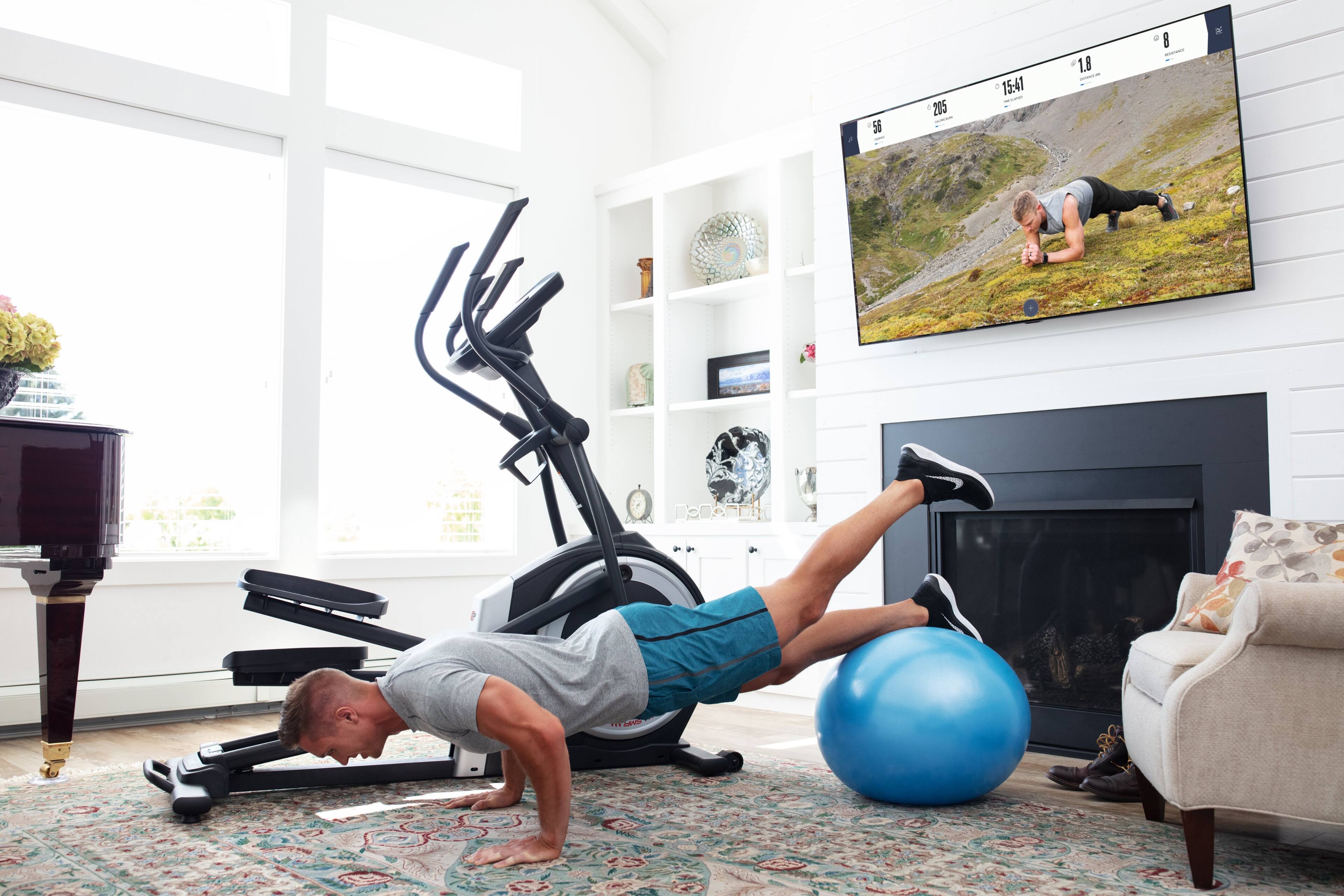 Alt View 28. ProForm - ProForm Carbon EL Elliptical with Adjustable Stride & Incline, 30-Day iFIT Membership for Studio & Global Workouts - Black.