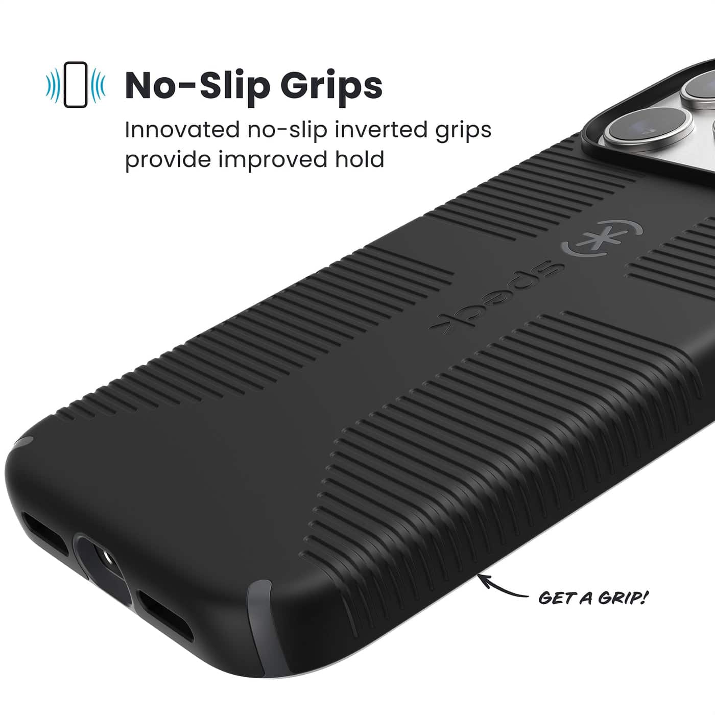 Speck iPhone 17 ProMax CANDYSHELL GRIP + MS Black/Slate Grey