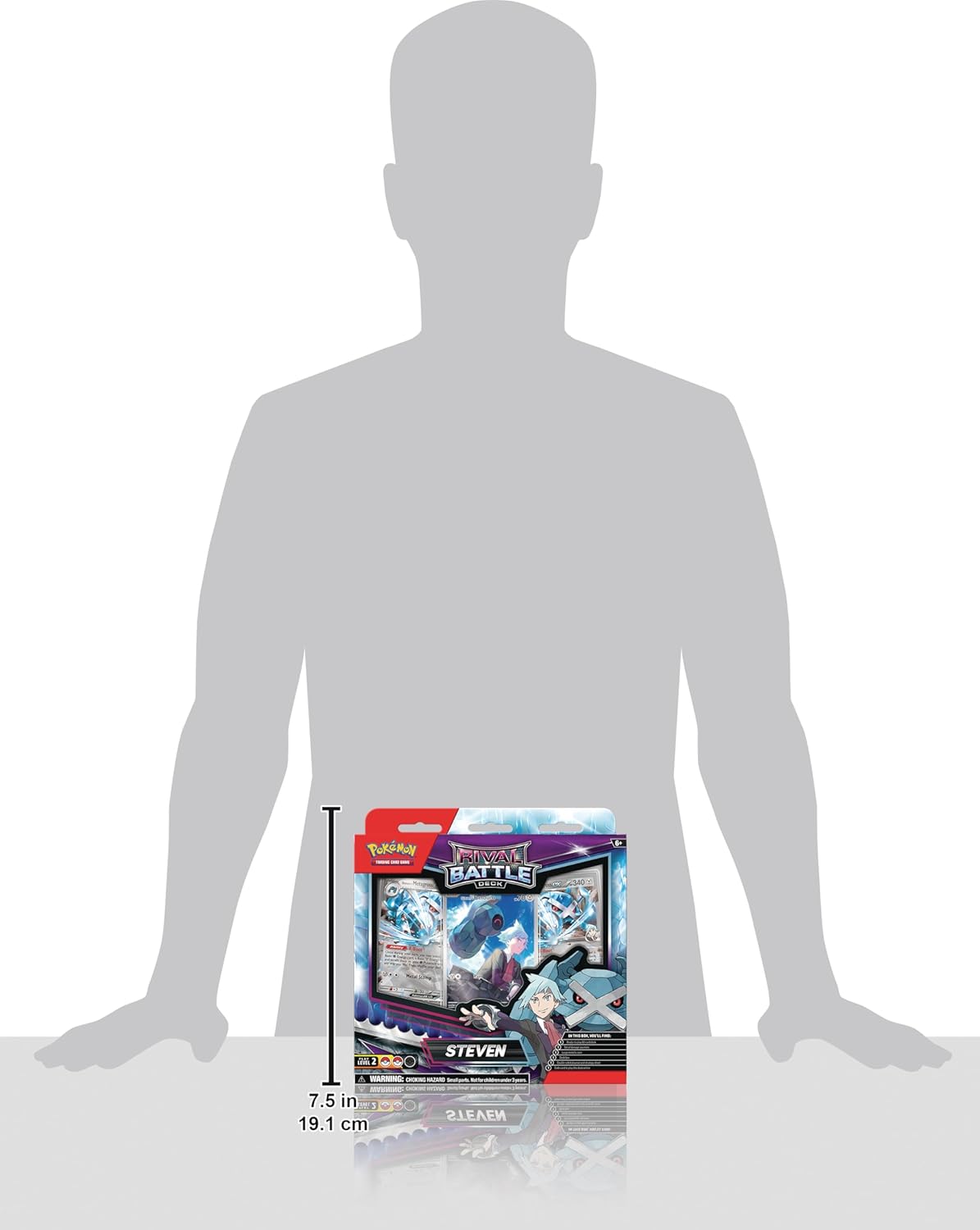POKÉMON RIVAL BATTLE E 0s M STEVEN - 7.5 in 19.1 cm STEVEN