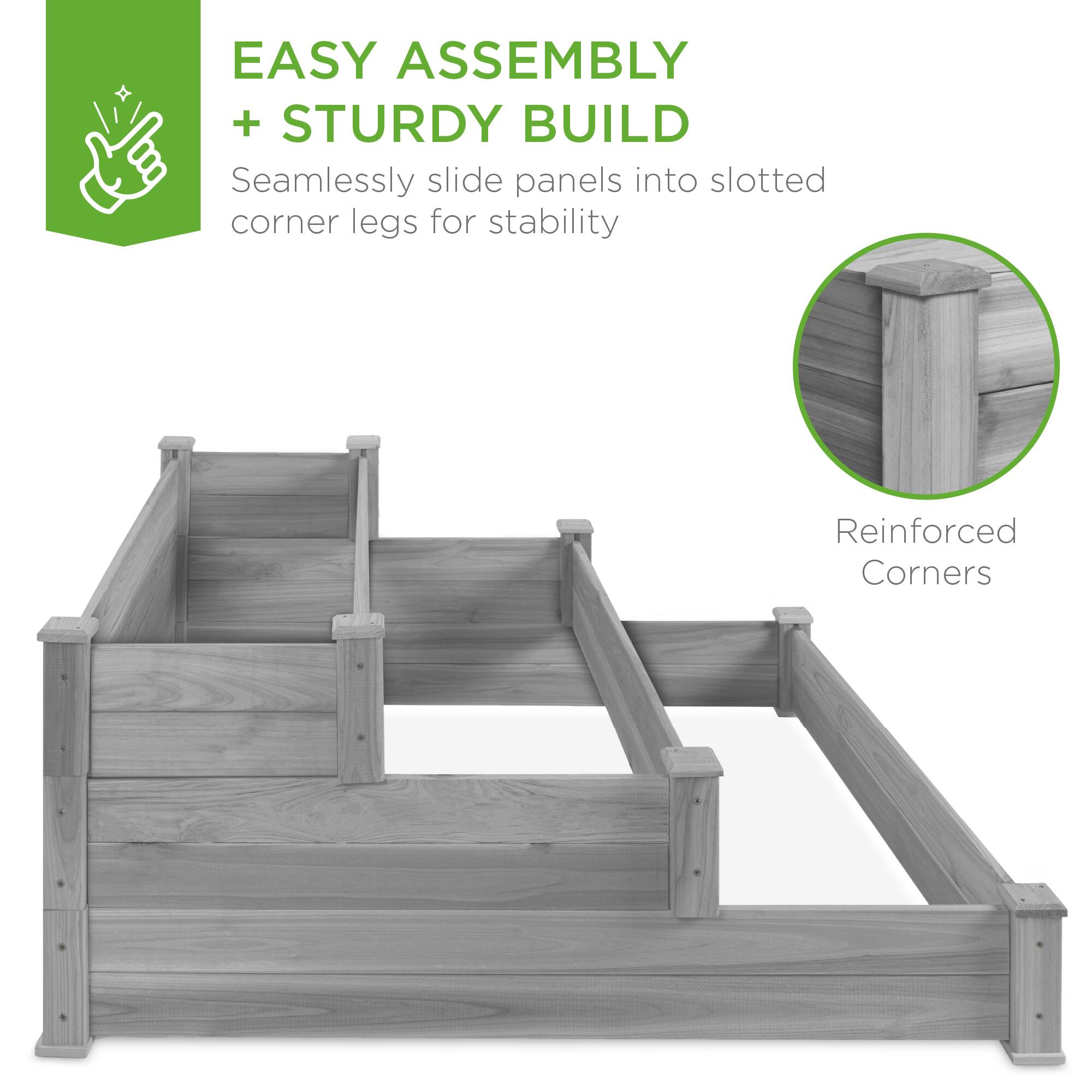 EASY ASSEMBLY + STURDY BUILD

Seamlessly slide panels into slotted corner legs for stability

Reinforced Corners