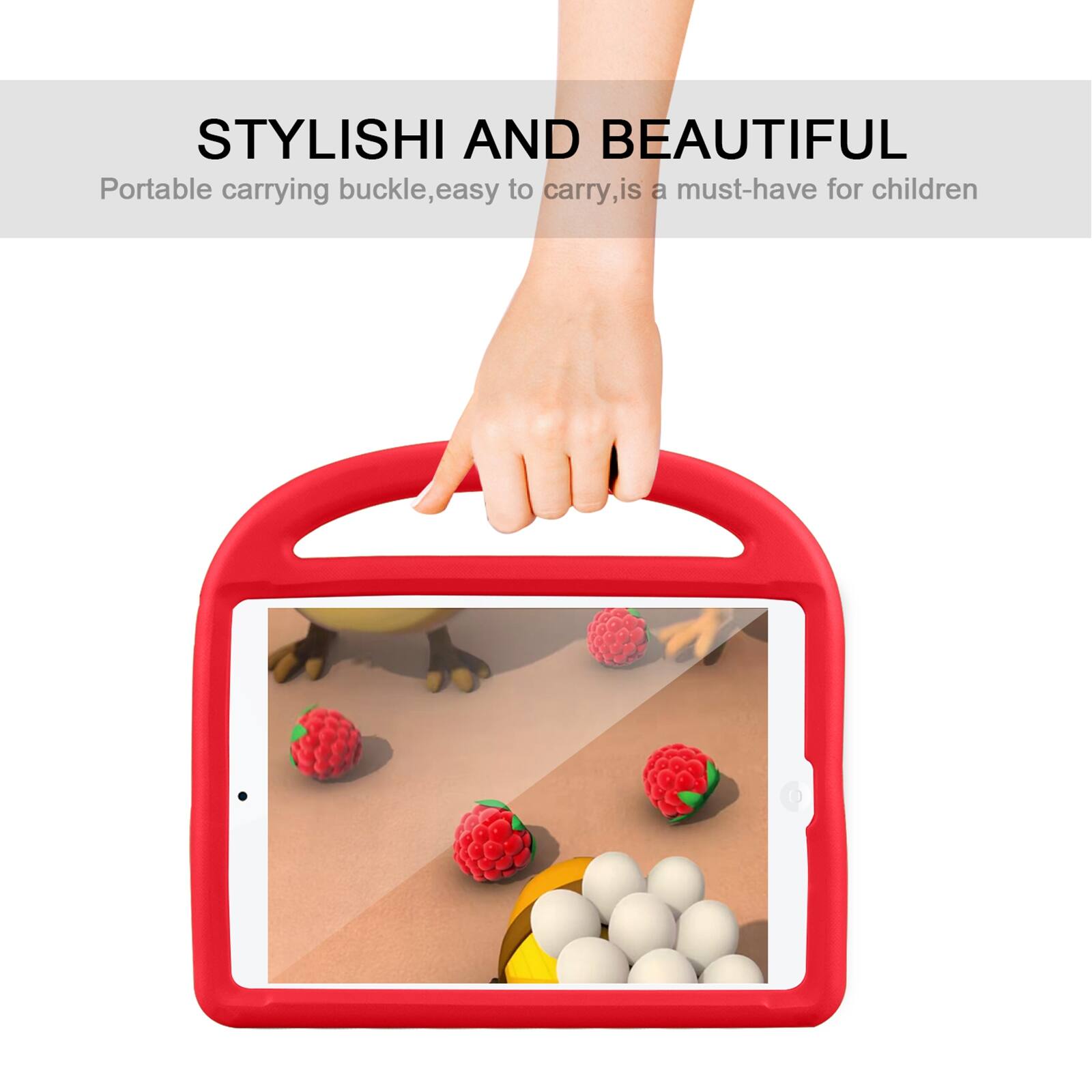 STYLISH AND BEAUTIFUL  
Portable carrying buckle, easy to carry, is a must-have for children