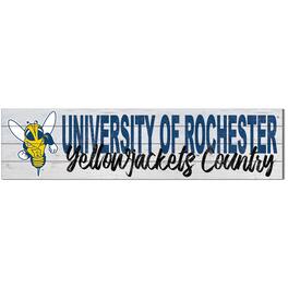 Jardine - Rochester Yellow Jackets 10'' x 40'' Logo Sign - White