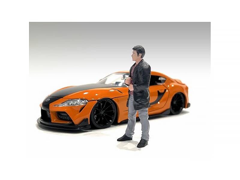 Angle. American Diorama - "Car Meet 3" Figurine 3 for 1/24 Scale Models by American Diorama - Multi.