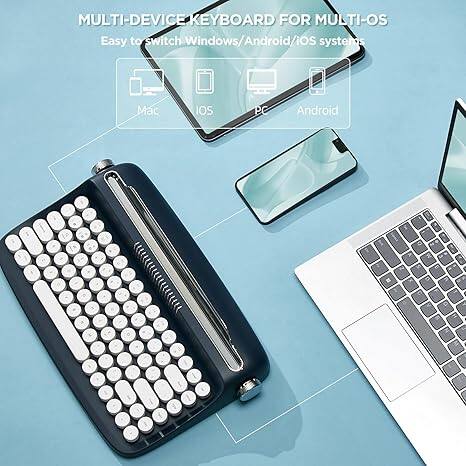 MULTI-DEVICE KEYBOARD FOR MULTI-OS

Easy to switch Windows/Android/iOS systems

Mac iOS PC Android