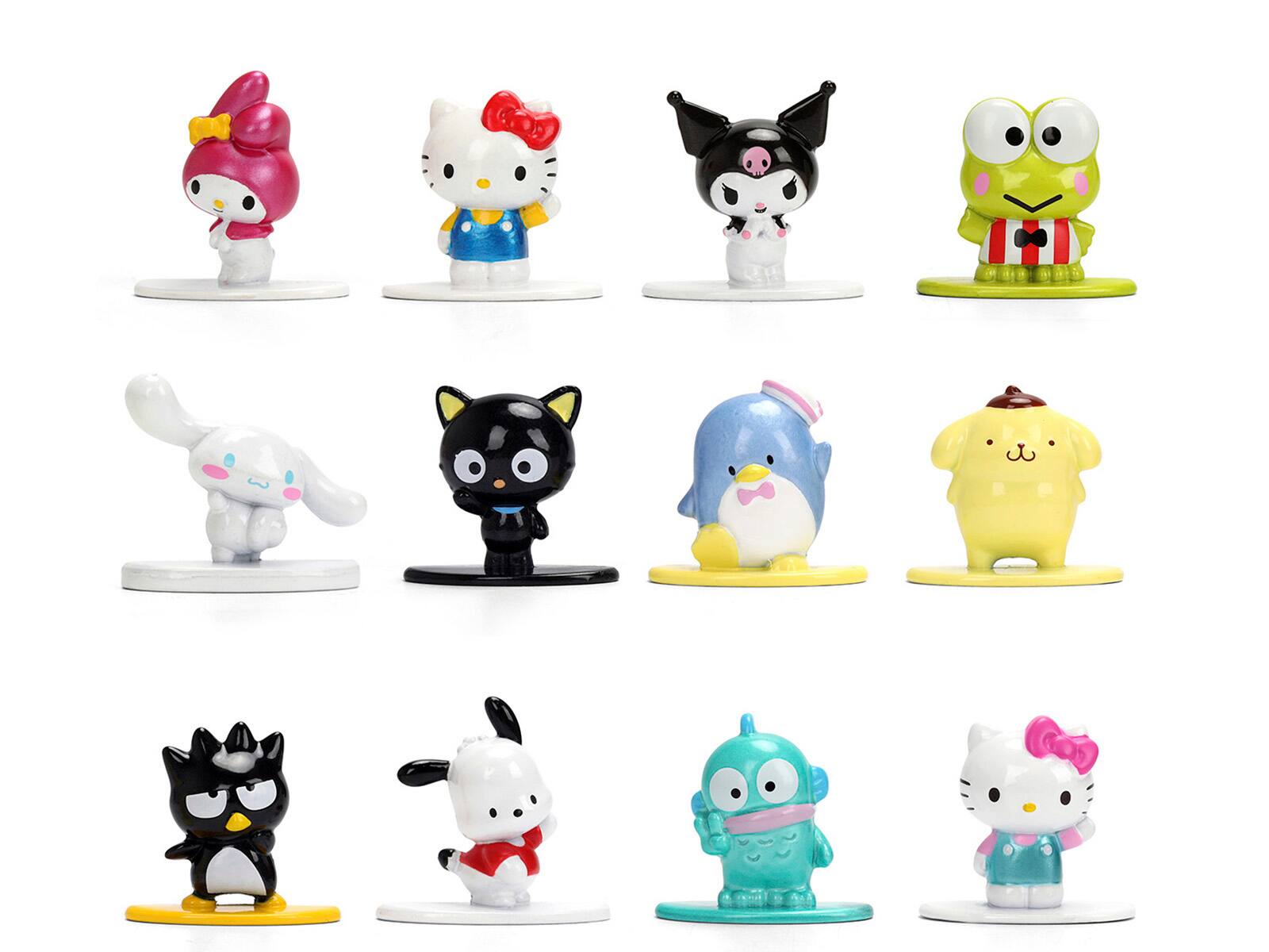 Alt View 2. Jada - Set of 12 Diecast Figures "Hello Kitty and Friends" Franchise "Nano Metalfigs" Series Diecast Models by Jada.