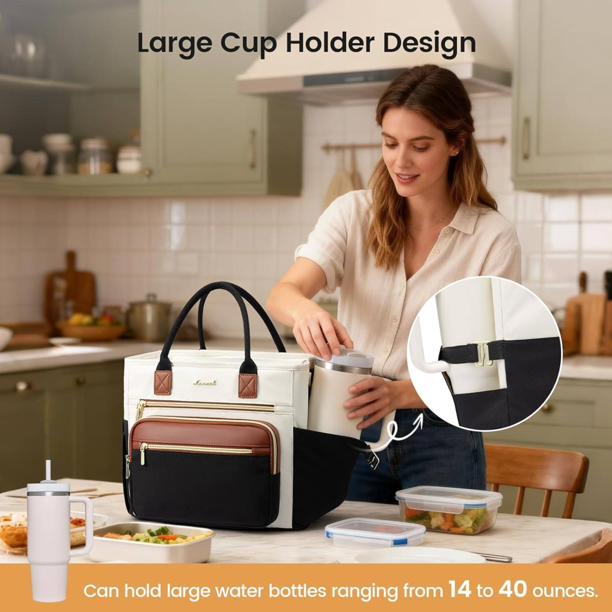 Large Cup Holder Design

Can hold large water bottles ranging from 14 to 40 ounces.