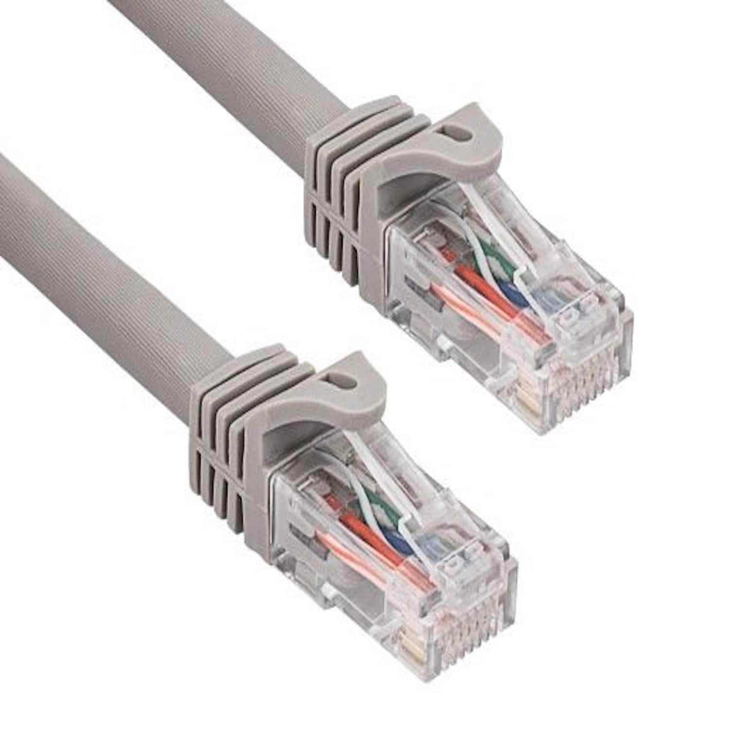 Sanoxy - Cables and Adapters; 2ft Cat6a 600 MHz UTP Snagless Ethernet Network Patch Cable - Gray