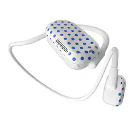 Purity - Air Open Ear Headphones – Air Conduction Wireless Bluetooth Earbuds with Noise Cancelling Mic - Blue Dots