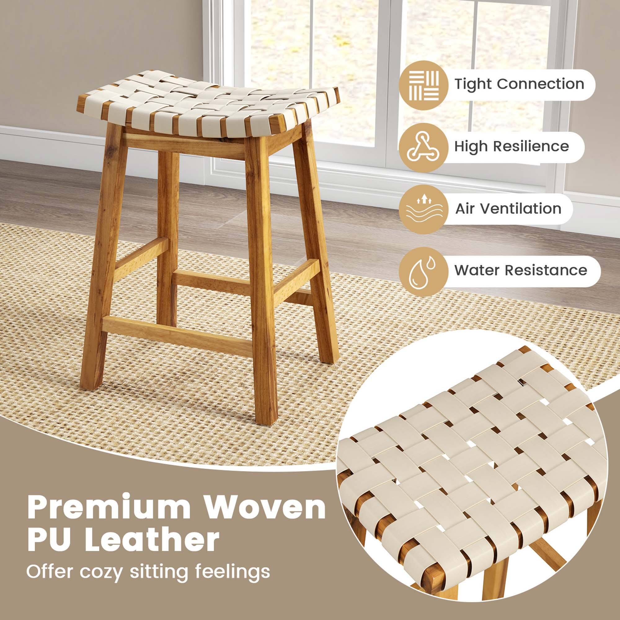 - Tight Connection
- High Resilience
- Air Ventilation
- Water Resistance

Premium Woven PU Leather
Offer cozy sitting feelings