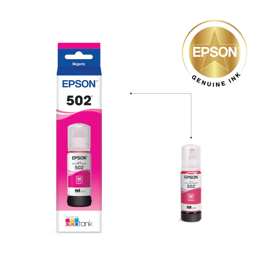 Epson EcoTank 502 Ink Bottle Magenta T502320-S - Best Buy