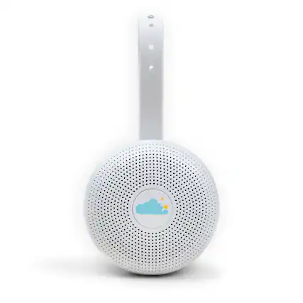 Front. Yogasleep - Yogasleep Hushh+ Travel Sound Machine - White.