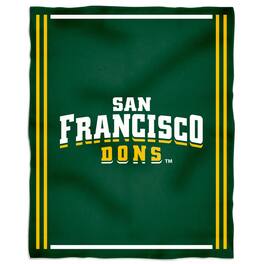 Vive La Fete - San Francisco Dons 36'' x 48'' Children's Mascot Plush Blanket - Multicolor