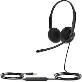 Yealink USB Wired Headset - Black