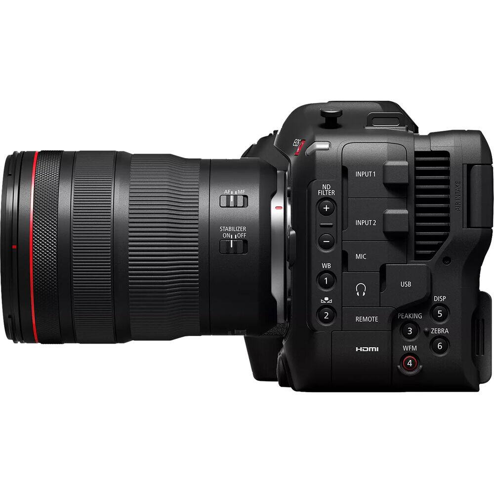 A F A M E STABILIZER ON OFF ND FILTER + I INPUT 1 INPUT 2 AIR INTAKE AIB WB MIC 1 USB DISP 2 REMOTE PEAKING 5 3 ZEBRA HOMI WFM 6 4