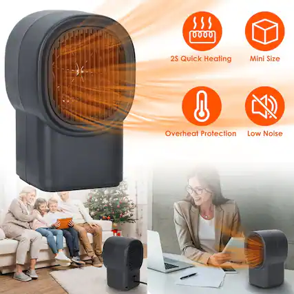 2S Quick Heating
Mini Size
Overheat Protection
Low Noise