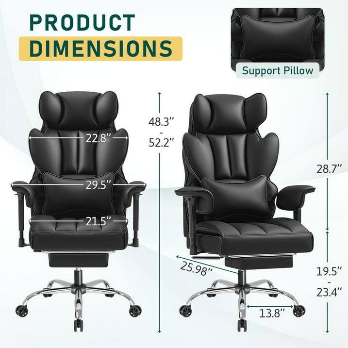 PRODUCT DIMENSIONS

Support Pillow
22.8"
48.3" - 52.2"
29.5"
28.7"
21.5"
25.98"
19.5" - 23.4"
13.8"