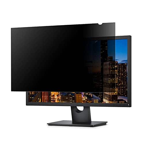 Startech - Monitor Privacy Screen Filter for 24 Display - Widescreen Computer Monitor Security Filter - Blue Light Reducing Screen - Clear